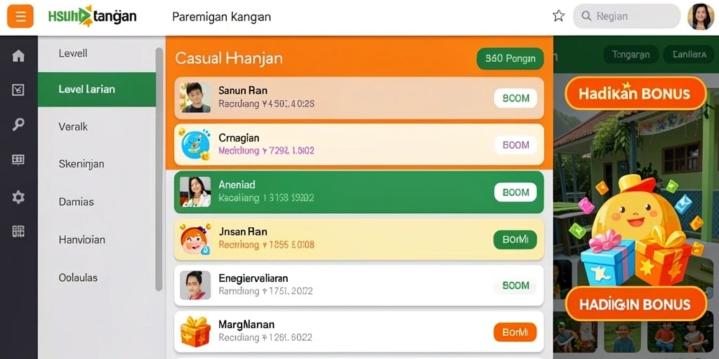 Tampilan antarmuka utama 11TBET yang menarik.