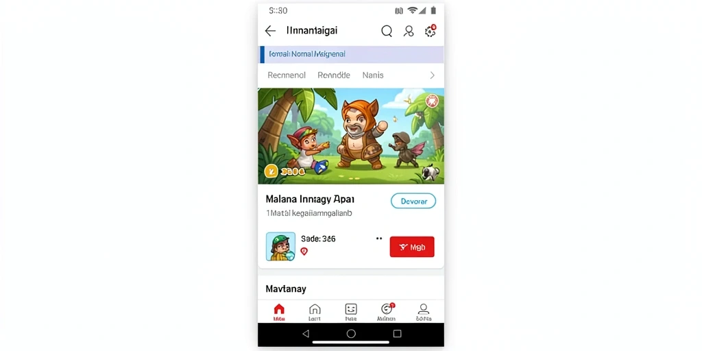 Tampilan awal aplikasi 9SL yang menarik perhatian.