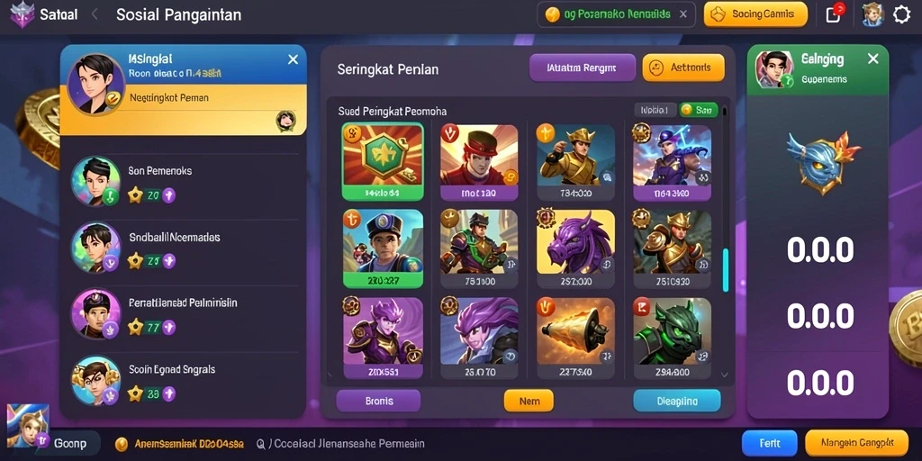 Screenshot menunjukkan karakter utama dalam pertempuran yang mendebarkan.