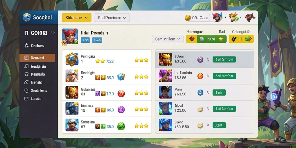 Tangkapan layar gameplay yang menakjubkan.