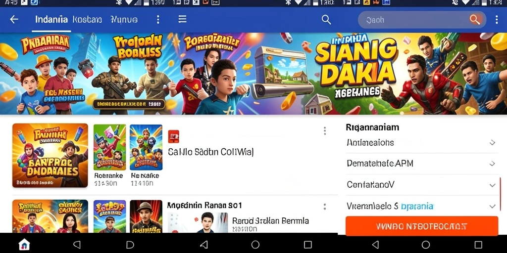 Antarmuka aplikasi yang ramah pengguna.