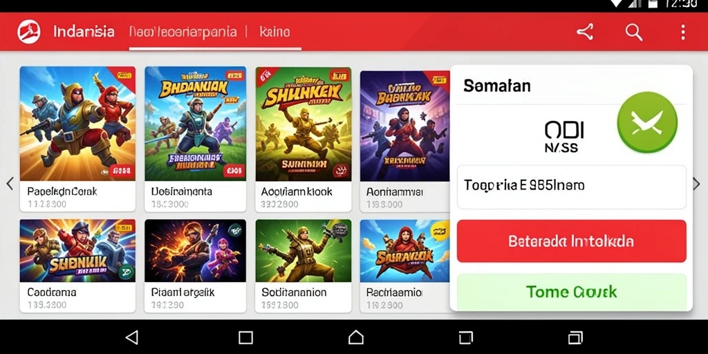 Tampilan antarmuka yang menarik dan user-friendly.
