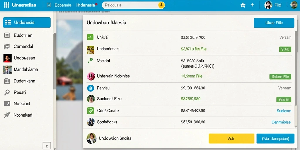 Screenshot menunjukkan antarmuka utama game IDRRP.