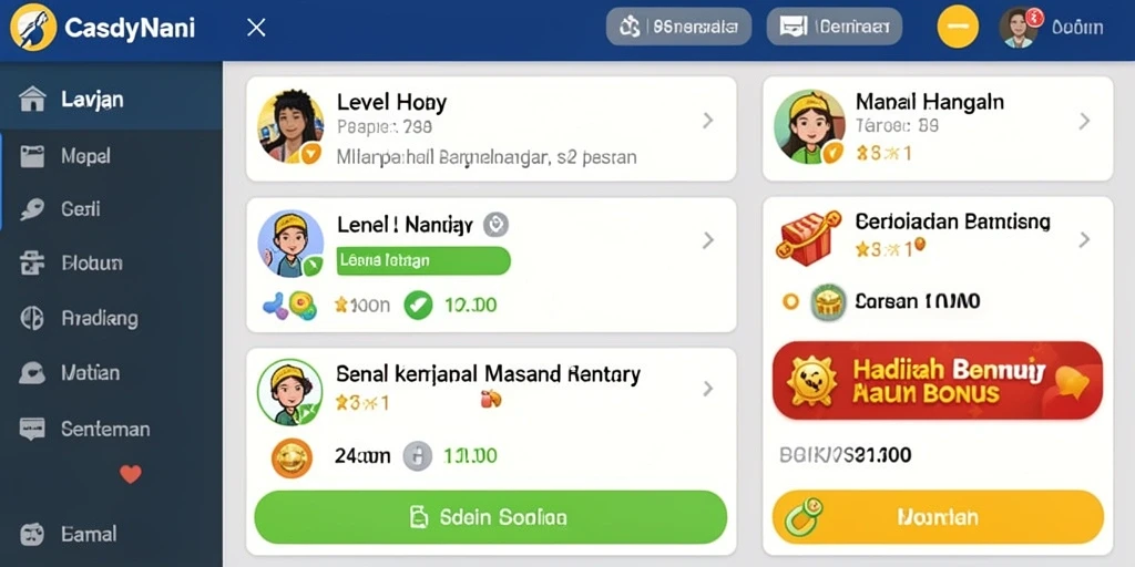 Tampilan antarmuka yang menarik dan user-friendly.