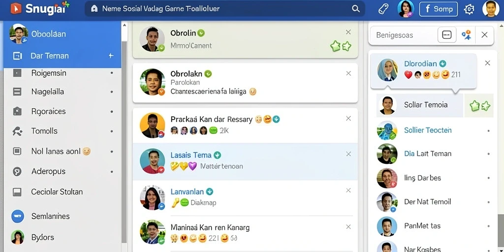 Tampilan karakter utama yang menarik dan penuh warna.