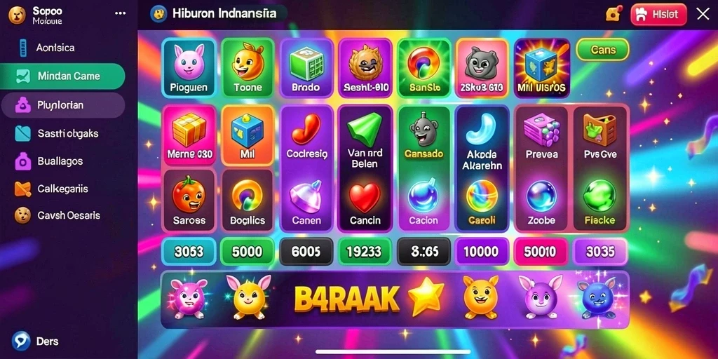 Tampilan antarmuka yang modern dan atraktif.